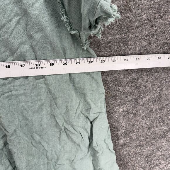 Jodifl T-Shirt Women L Large Gray Animal Print Short Sleeve Linen Round Neck - Picture 5 of 7